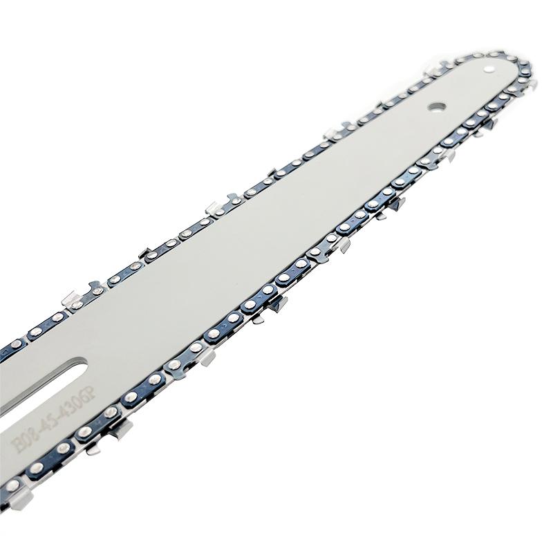 Садовый инструмент Запчасти Аксессуары 8'' Направляющая шина и 1/4" 45 звеньев цепь для литиевой электропилы