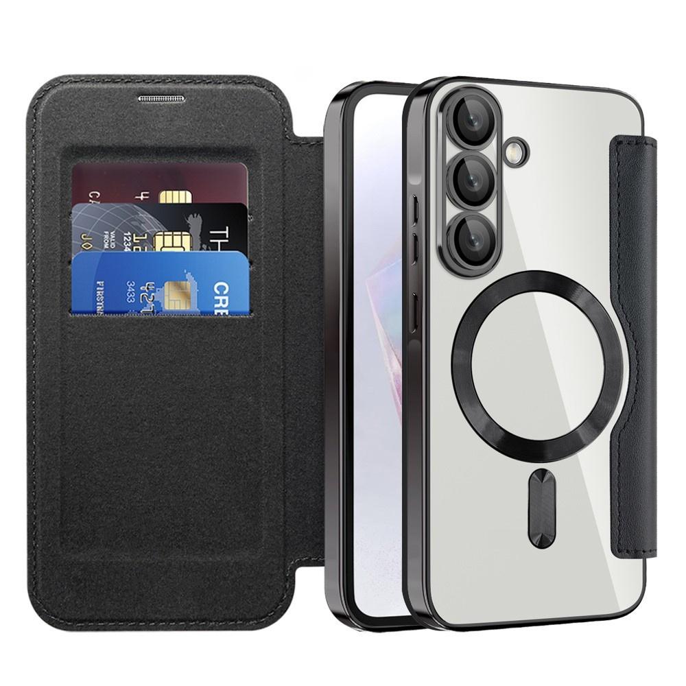 Samsung Galaxy A36 5G Flip Case, RFID Wallet MagSafe with Camera Protection, Black