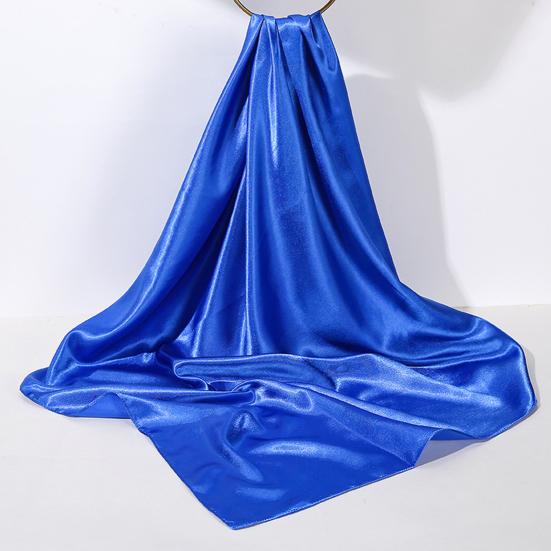 Женская шаль, однотонная, мягкая, имитация шелка, гладкая, легкая, дышащая, атласная шаль для повседневных путешествий, вечеринок