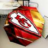 1PC City Chiefs Emblem Printed Umbrella Folding umbrella, automatic umbrella 8-Frame for Travel, camping Fan gifts Christmas Gifts