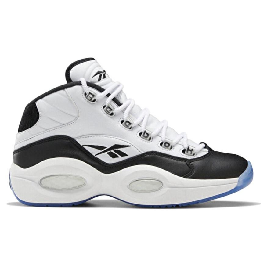 Reebok Tyrrell Winston Question Mid Унисекс Белый Черный Серебристый GZ1565