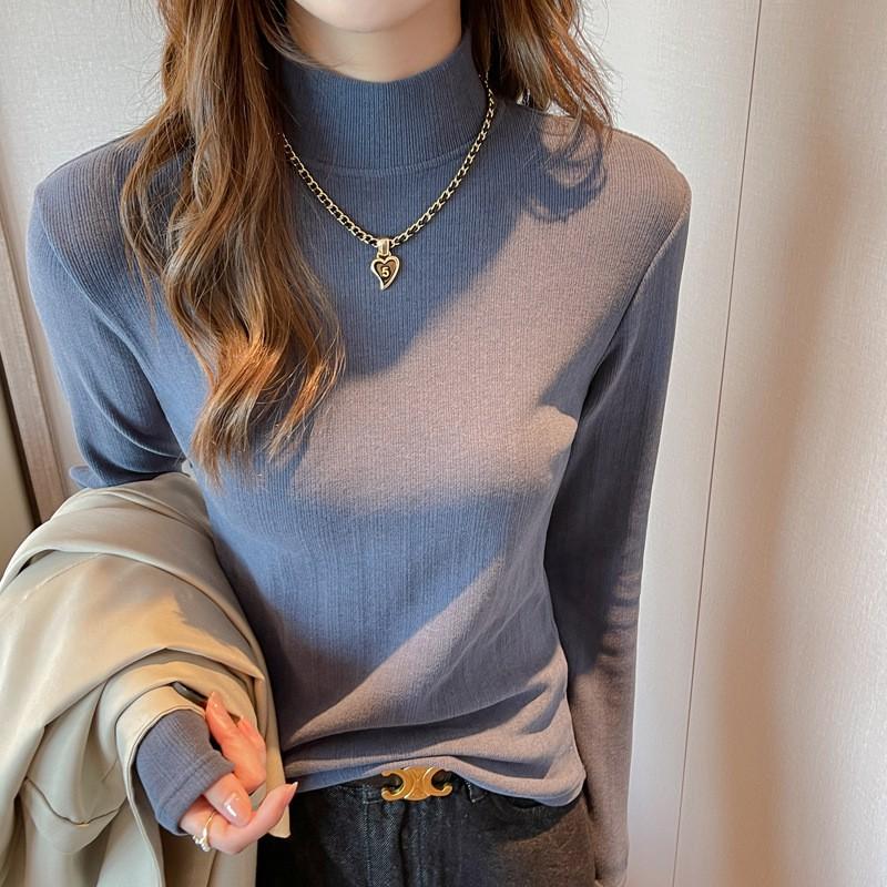 Womens Soft Thermal Half Turtleneck Long Sleeve Top Warm Base Layer Office Winter Wear