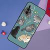 Милый Мультяшный Чехол с Шиншиллой Для Samsung Galaxy A14 A56 A36 A26 A16 A06 A54 A34 A12 A32 A52 A13 A33 A53 A15 A35 A55