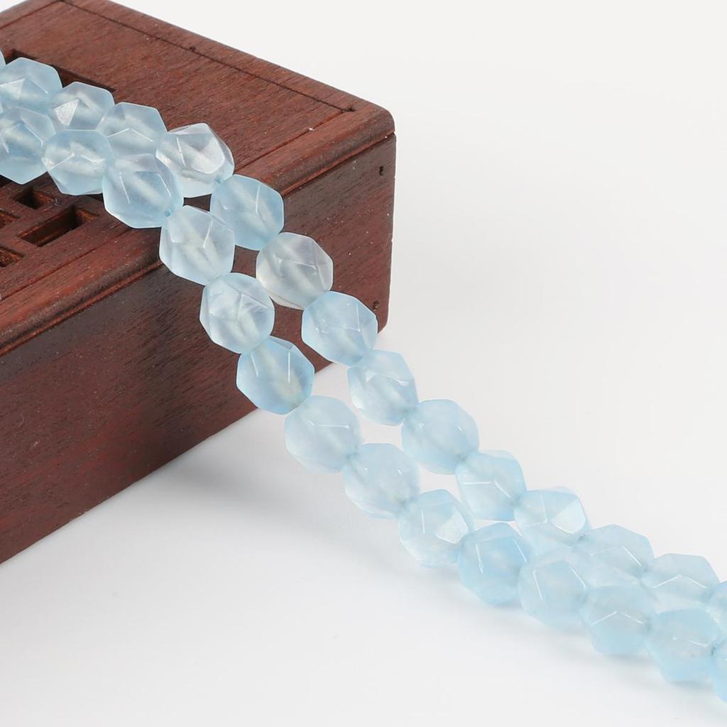 Граненый натуральный камень, острые 8 мм, свободные бусины, ожерелье, браслет, аксессуар для изготовления ювелирных изделий