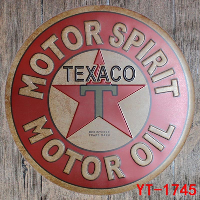 Football Beer Coffee Pizza Round Tin Painting Retro Nostalgia Popular Hair Salon Hotel Restaurant Decoration