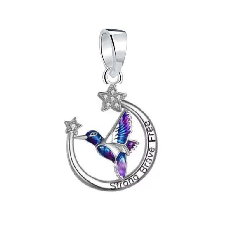 Европейская медная подвеска-шарм с жестом любви, подходит для оригинального браслета, ювелирное изделие, сверкающий крест, лошадь, ангел, свисающая бусина