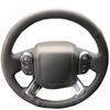 Hand-sewn Steering Wheel Cover Anti-slip Wear-resistant Microfiber Leather For Land Rover Range Rover Evoque Discovery 5