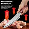 4pcs Hand Forged Butcher Knife Set-Kiritsuke Knives,Meat Cleaver Knife,Boning Knives,Butcher Knives 5Cr15MoV Steel Chef Knife