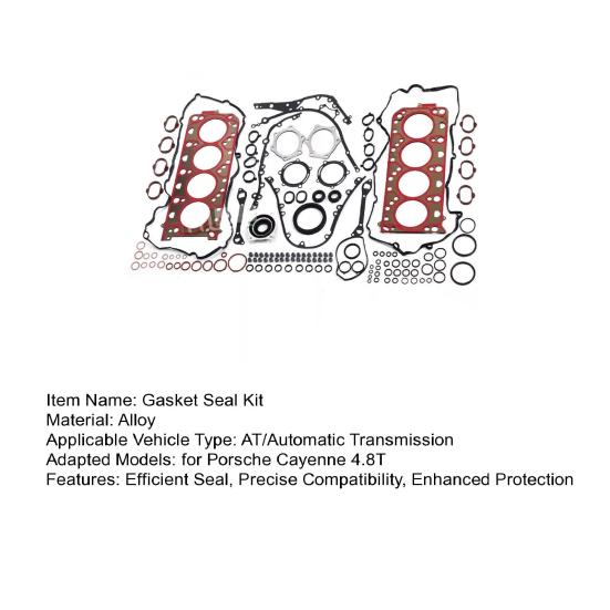 Engine Gasket Seal Kit for Porsche Cayenne S 4.8L V8 Valve Cover Gasket Set Compatible with Part Numbers 94810417305 94810417405 94810593501