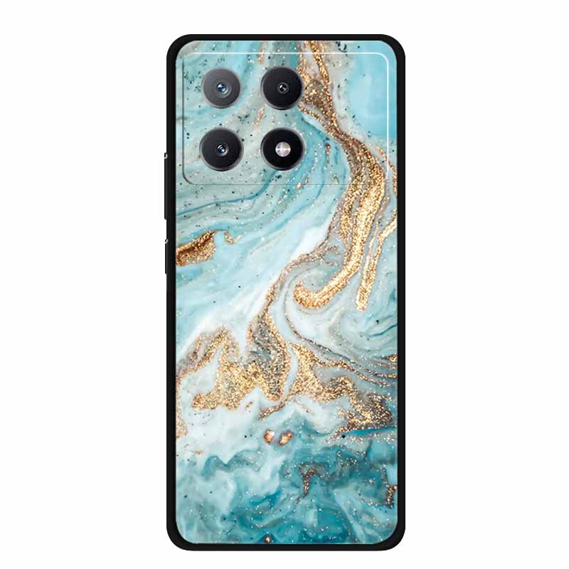 Чехол для Xiaomi Poco F8 Pro Градиентный Мраморный Силиконовый ТПУ Мягкий Чехол для Телефона для Poco F8 Pro Пастельная Задняя Крышка Funda Poco F8 Pro 5G
