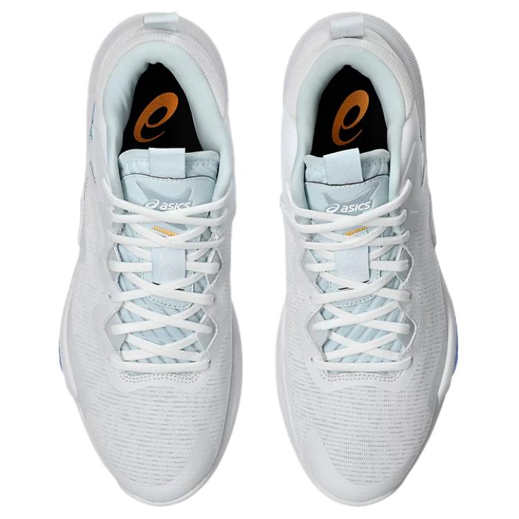 Asics Новые кроссовки для баскетбола средней высоты Nova Surge 3 Мужские кроссовки Белые 1061A048-100