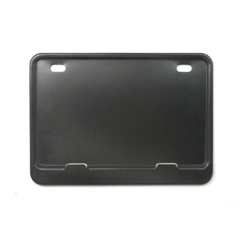 Aluminum License Plate Frame Motorcycle License Plate Holder for Front & Rear 2 Holes Universal