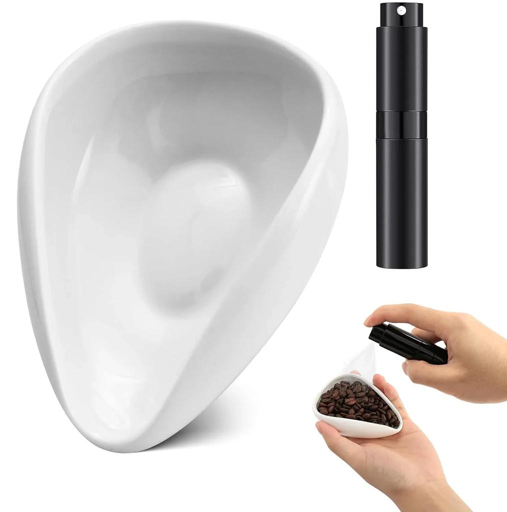 Набор чашка для дозирования кофейных зерен и бутылка-спрей Чашка для дозирования кофейных зерен на одну порцию Керамический поднос для дозирования кофе Емкость для дозирования кофе