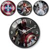 Настенные часы с рисунком Marvel Капитан Америка Железный Человек Человек-паук для декора детской комнаты
