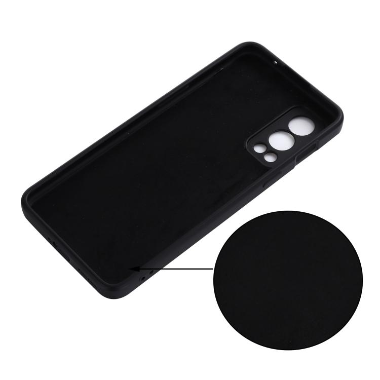 Для OnePlus Nord 2 5G однотонный жидкий силиконовый противоударный защитный чехол с полным покрытием
