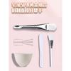 Mask Bowl and Brush Beauty Salon Spa Silicone Mask Conditioning Bowl Soft Noodle Bowl Film Wet Compress Skin Filling Dedicated Tool Set
