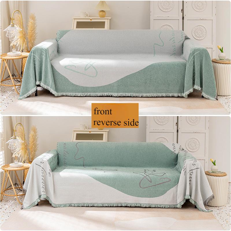 Чехол для дивана, универсальный чехол для дивана на все времена года, не нужно ничего мерить, простое скандинавское одеяло, полотенце для дивана