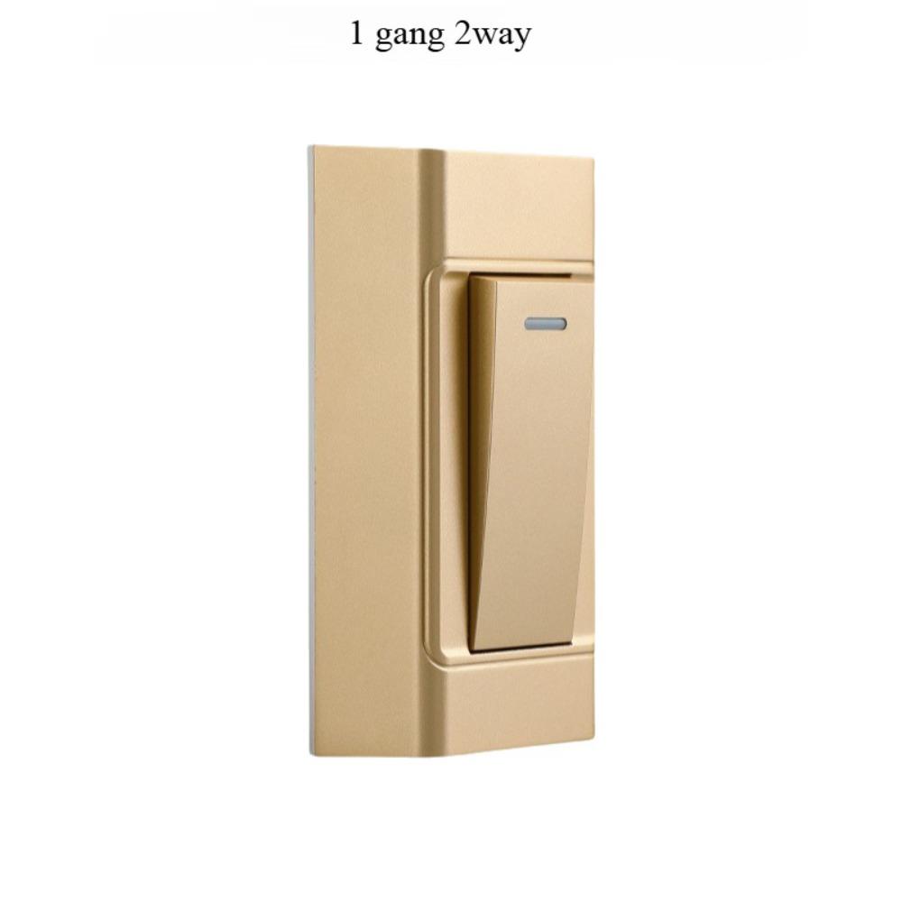 New 1 Gang 1 Way Surface-mounted Control Switch 110~250V Hand-pinched Mini Switch 2 Gang 2 Way Small Switch Bedside