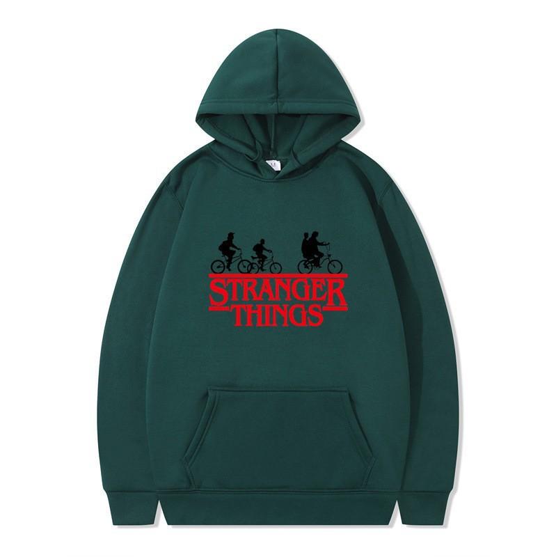 Аниме-худи Stranger Things для мальчиков и девочек - Осенний флис