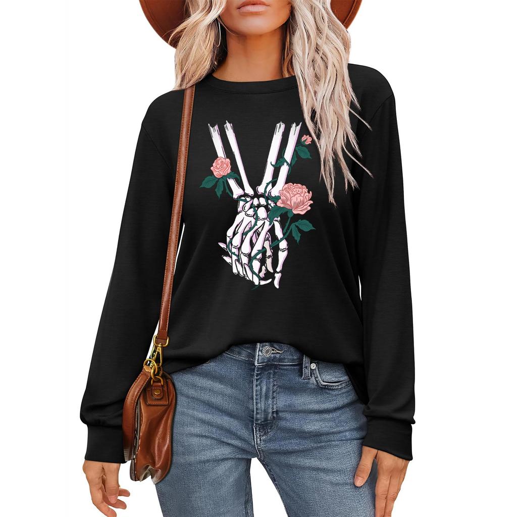 Женская мода рубашки с длинным рукавом свободные облегающие с круглым вырезом базовые топы повседневные наряды