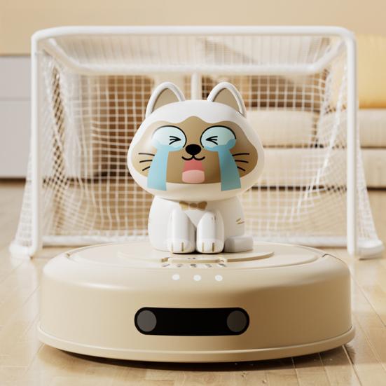 Кошка Робот Пылесос Машина Игрушка Инерционный Привод Оттягивание Назад Мультяшный Котенок Подметальная Машина Транспортное Средство Развивающая Игрушка Малыши Мальчики Девочки Подарок