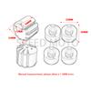 For BMW R1300GS MotorcycleRider Seat Saddle Height Adjustment Kit 10mm R 1300 GS Adventure R1300 GS ADV GS1300 2023 2024 2025