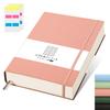 AHGXG B5 Classic 100GSM Thick Horizontal Ruled A 160 19cm W X 25cm Perfect for or Pink Notebook, Paper, (7mm Rule), Sheets, Softcover, Size H,
