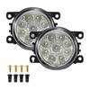 1 Pair LED LH+RH Fog Lights Driving Signal Lamp For Acura Ford Lincoln Jaguar Honda Nissan Subaru