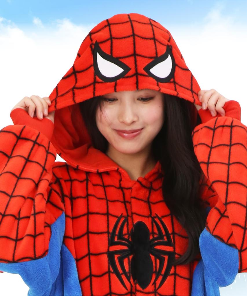 Character Fleece Kigurumi Size Fits Marvel [SAZAC] (One All) - Spider-Man