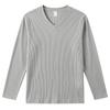 Men S V Neck Long Sleeve Loose Casual T Shirt