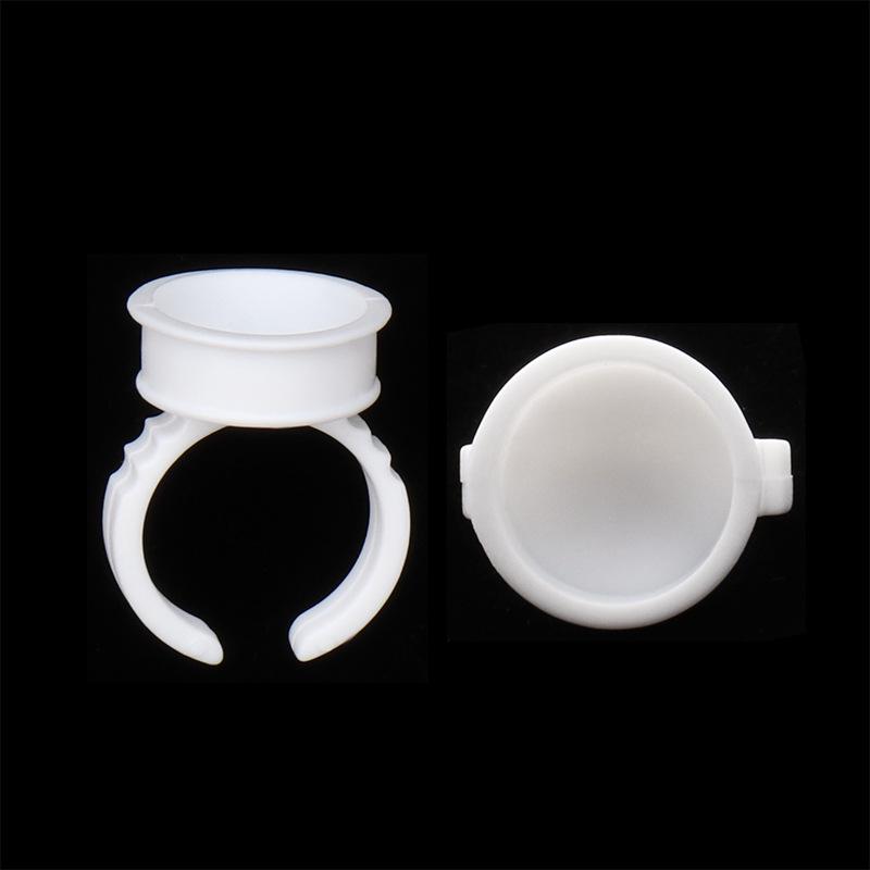 100-Pack Eyelash and Pigment Ring Cups for Grafting and Microblading