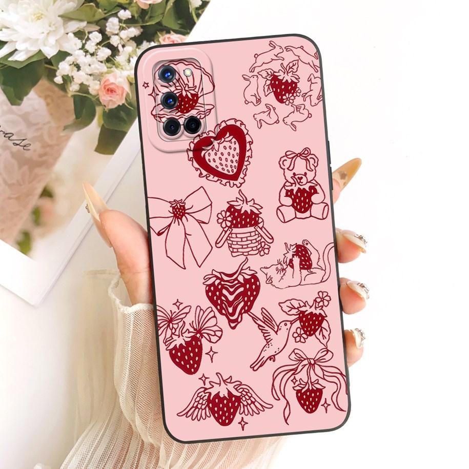 Case For OPPO A52 Cover CPH2061 CPH2069 Cute Cartoon Rabbit Cats Soft Silicone Shockproof Bumper For OPPO A72 A92 CPH2067 Shells