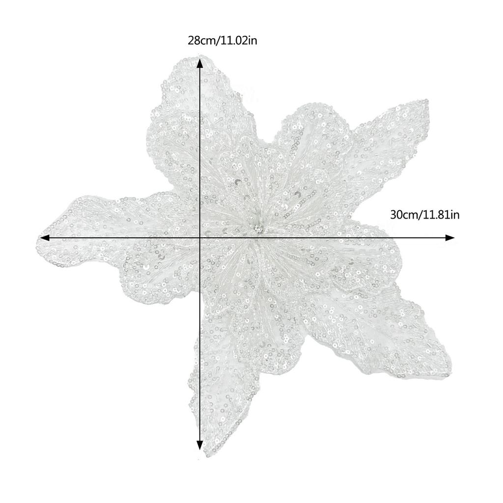 Eye-Catching Sequins Flower Applique for Clothes Hat Sewing Patches DIY Scarf Wedding Dress Decors Accessories