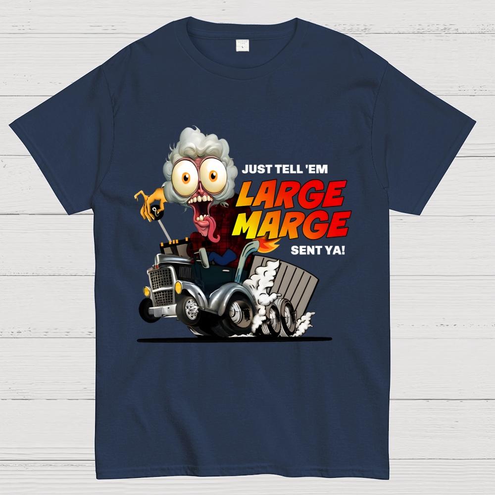 Large Marge 1985 Unisex 100% Cotton Summer Casual Cool Loose T-Shirt