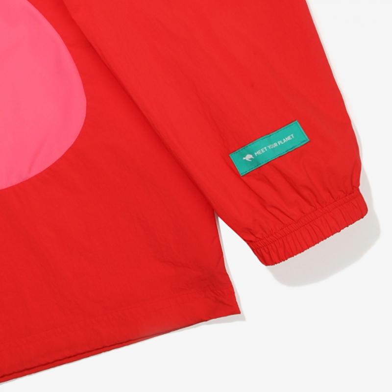 Lightweight Woven Earth Sweatshirt Bbc Earth  Red 