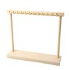 Jewelry Organizer Display Stand Wood Necklace Hanging Countertop Rack For Chains Earrings Bracelets Showcase Storage Rack