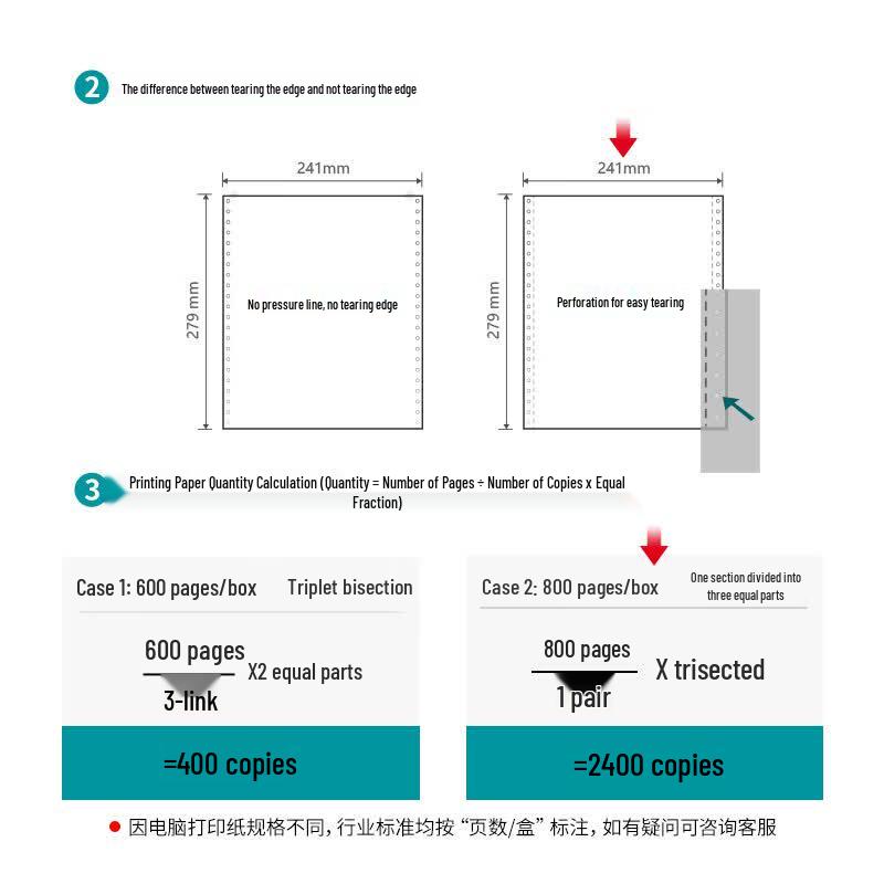 Deli Continuous Form Print Paper
