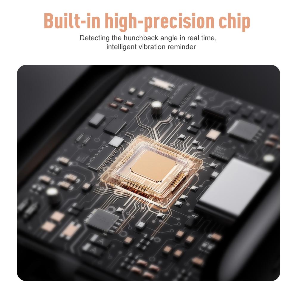 Интеллектуальная коррекция осанки спины с вибрационным напоминанием, невидимый корректор потенциала, подходит для регулируемых брекетов и ремня