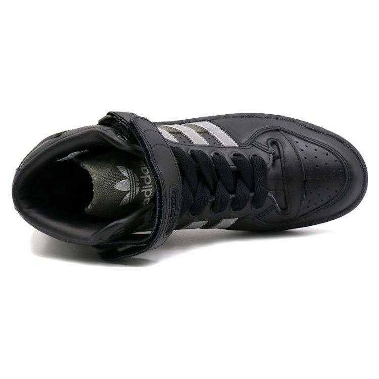 adidas Originals Forum Удобные Универсальные Прочные Полувысокие Кеды для Скейтбординга Унисекс Кроссовки Черный Зеленый BY3701