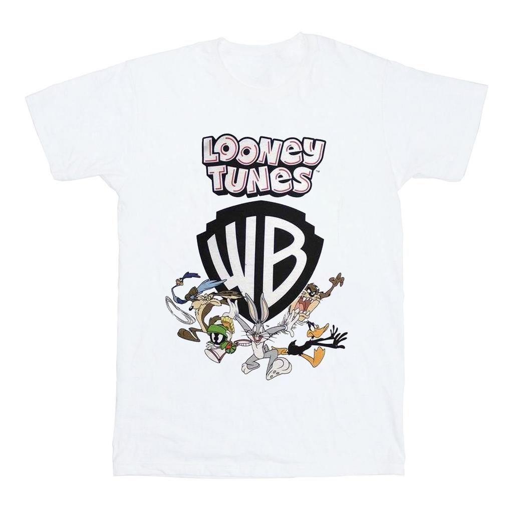Looney Tunes Unisex Adult Warner Bros Shield T-Shirt