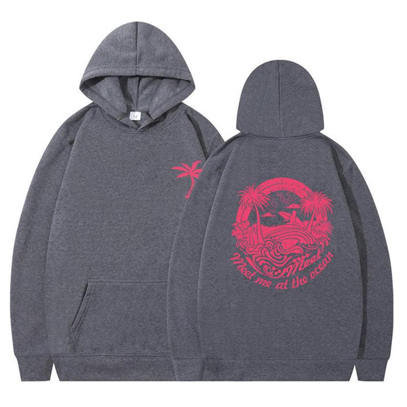 2025 Winter Japanese & Korean Loose Drop Shoulder Casual Hooded Sweatshirt