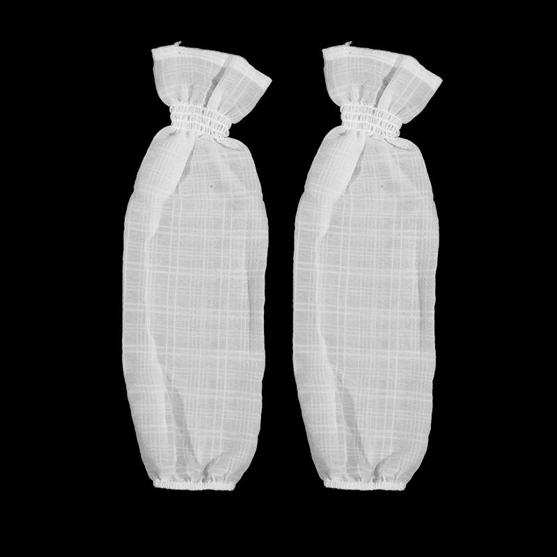 Summer Women's Ice Silk Sun Protection Arm Sleeves Elegant Pleated Bubble  Anti-UV Gloves Cooling Sleeves for Outdoor Driving Cycling