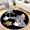 1pc Tom Jerry Office Round Area Rug, Under Office Chairs Bedroom Living Room Home Decor, Room Decoa1016107
