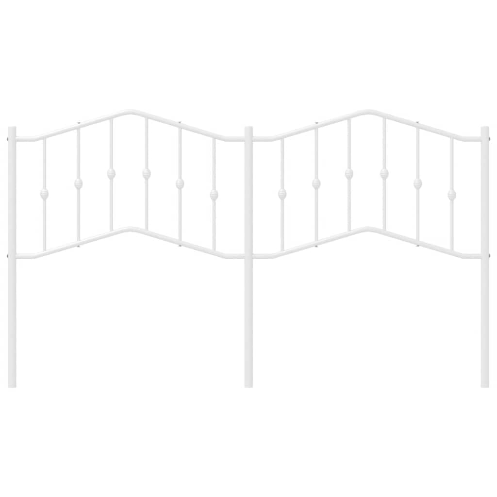 Replacement Headboard Metal White 180 cm