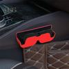 Car Glasses Case Car Sunglasses Storage Holder Self Adhesive with Felt Padding Car Glasses Case Storage Box