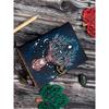 Vintage Leather Deer Moon Journal For Men Women with Lock Antique Handmade