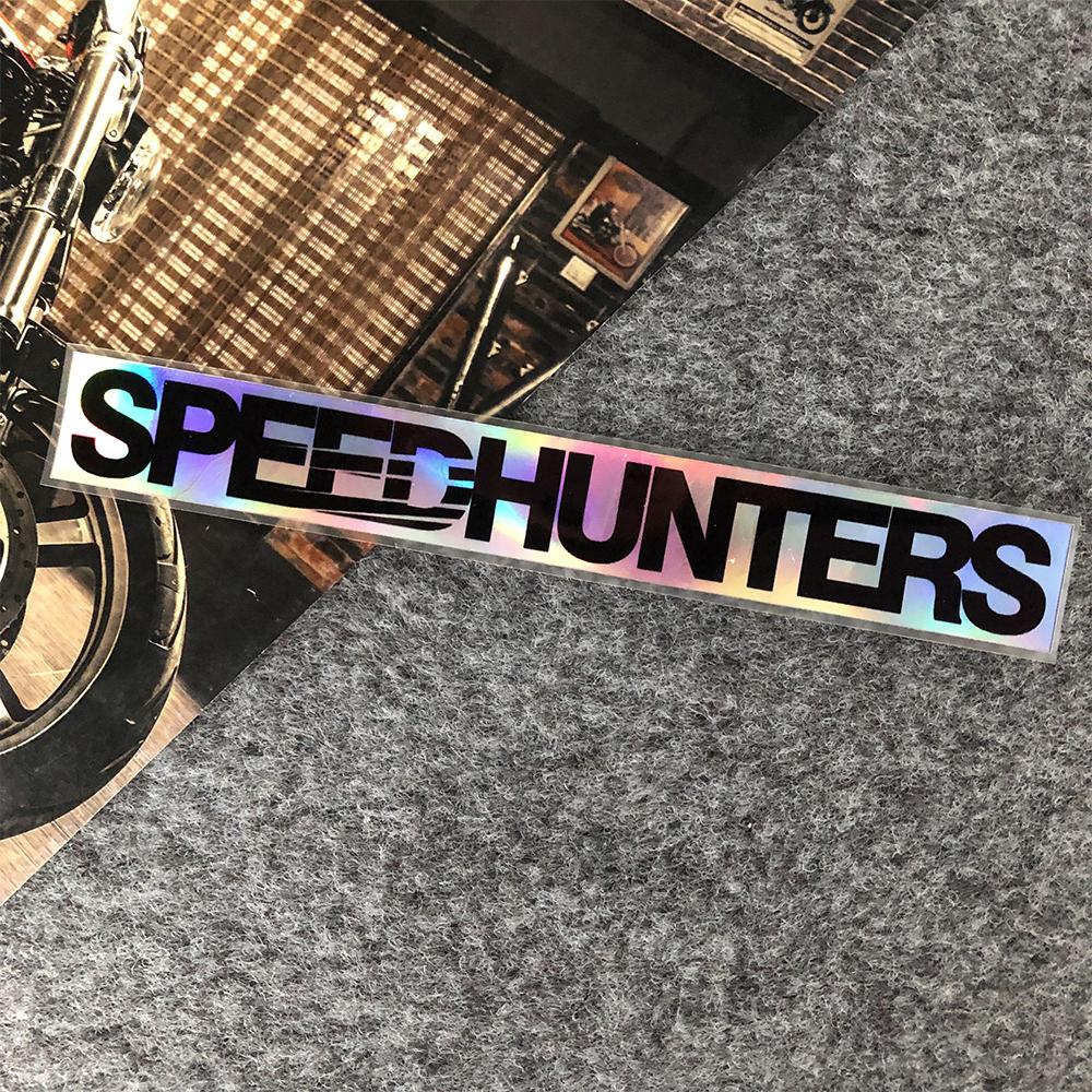 Светоотражающие Лазерные Наклейки на Автомобиль Speed Hunter Jdm На Кузов Стекло Фары Задние Фонари Креативный Текст Декор Аксессуары Наклейка