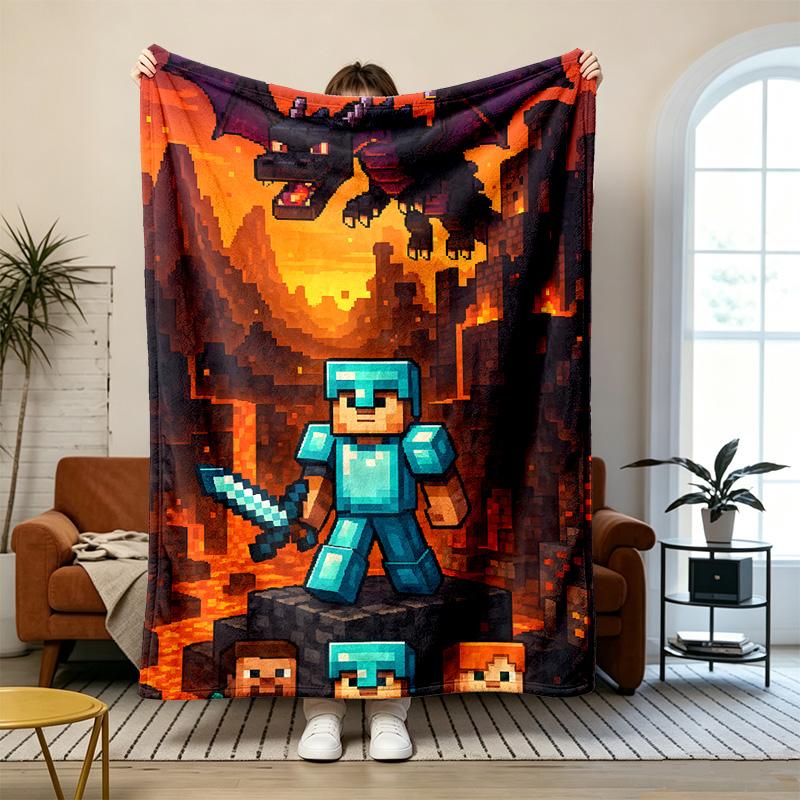 Creeper Explosion Soft and comfortable flannel Suitable for sofas living rooms outdoor camping travel and also makes a great anniversary gift