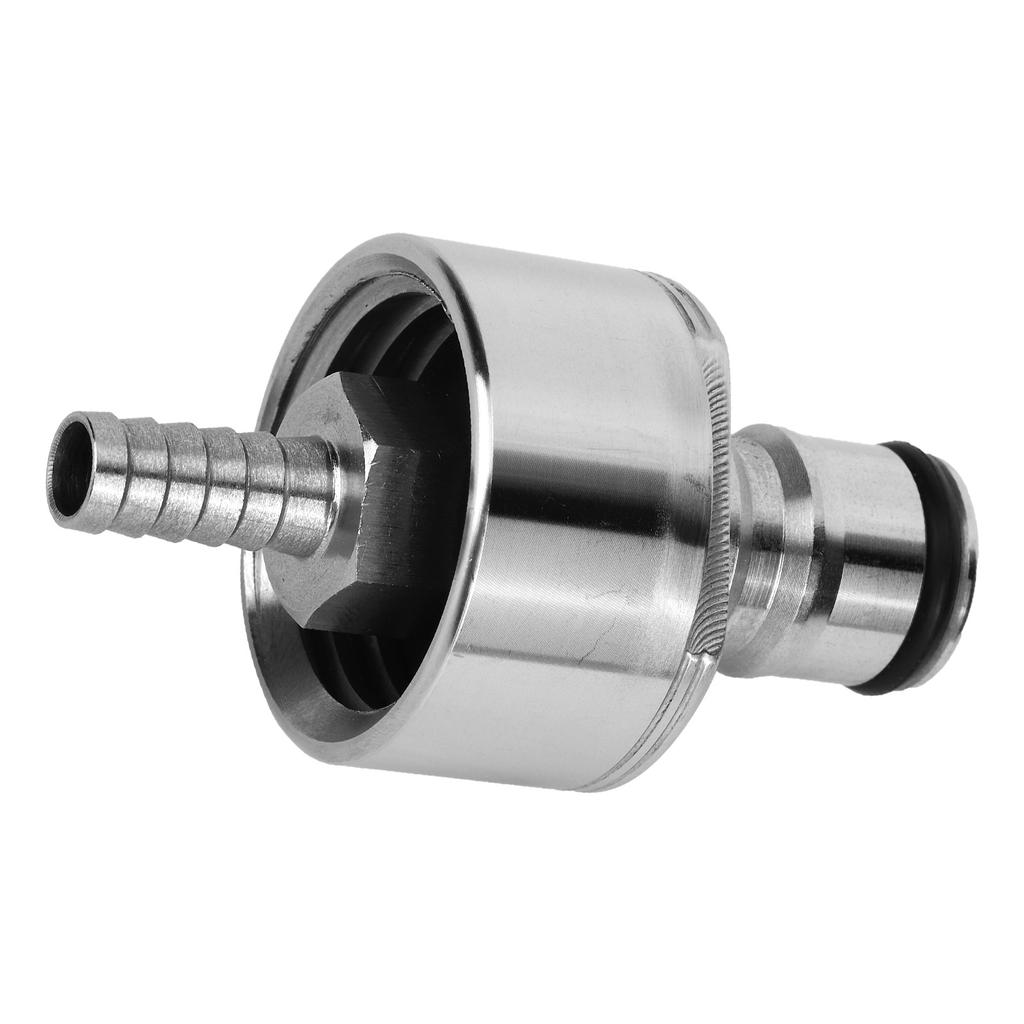 Крышка для карбонизации из нержавеющей стали с боковым штуцером Ball Lock, 30 см силиконового шланга для домашнего пивоварения
