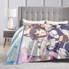 Nekopara  Flannel Blanket Autumn  Soft Warm Throw Blanket for Child Couch Chair Print Bedspread Sofa Bed Cover